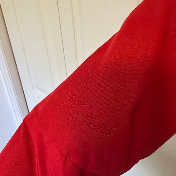 Woolrich Arctic Red Hooded Parka with Coyote Fur Trim | Size XS - Picture 12 of 12